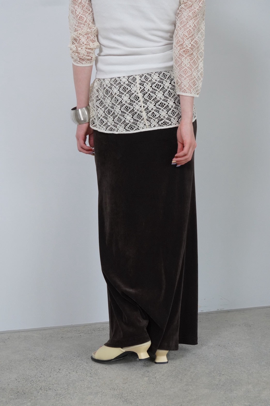 HOU basic maxi skirt