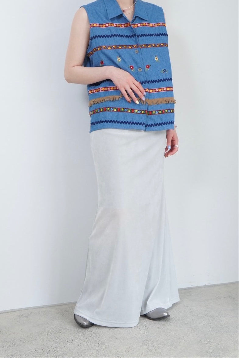 HOU basic maxi skirt