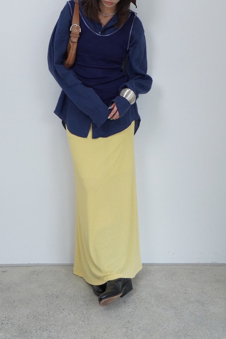 HOU basic maxi skirt