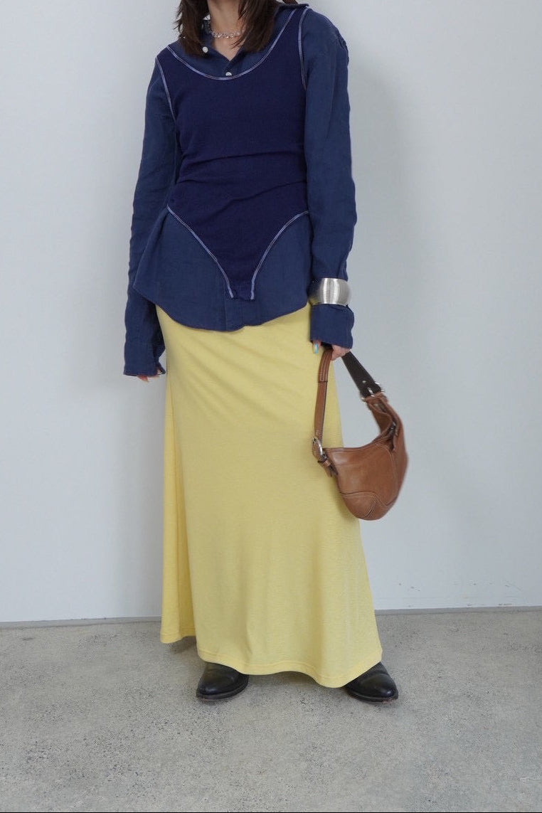 HOU basic maxi skirt