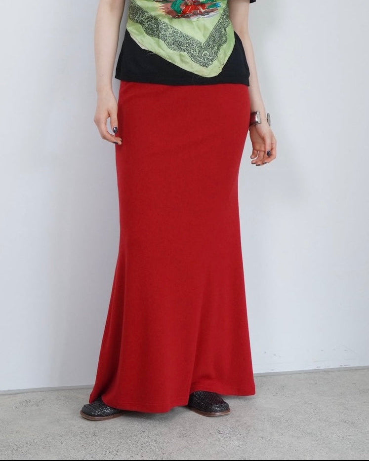 HOU basic maxi skirt