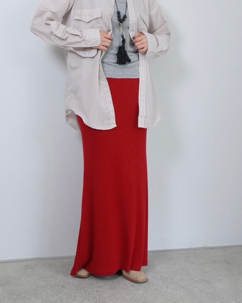 HOU basic maxi skirt