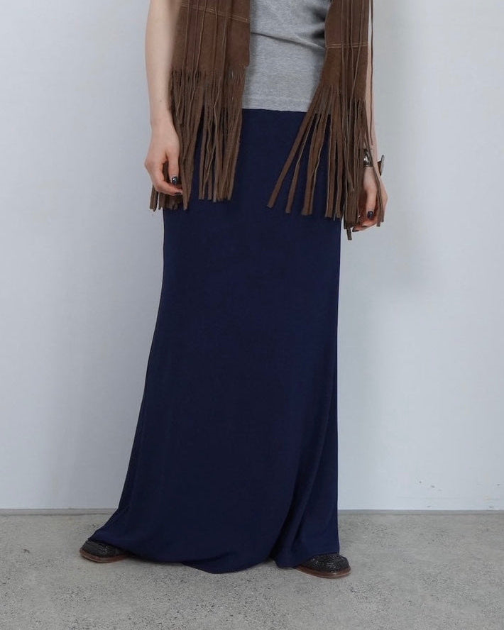 HOU basic maxi skirt