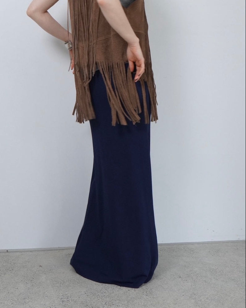 HOU basic maxi skirt