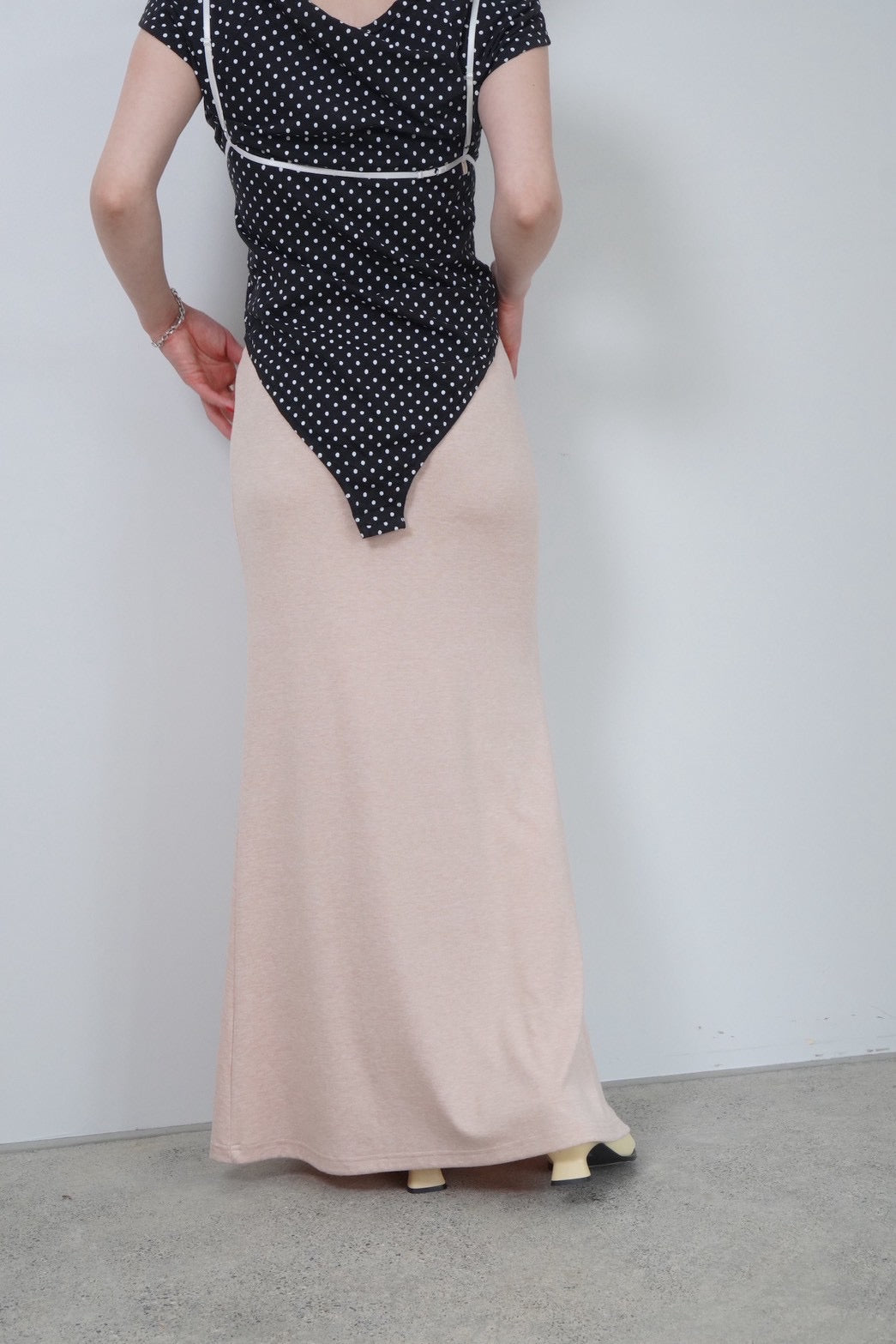 HOU basic maxi skirt