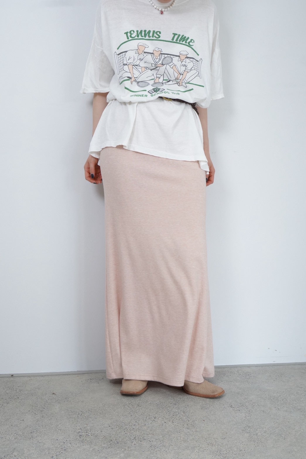 HOU basic maxi skirt
