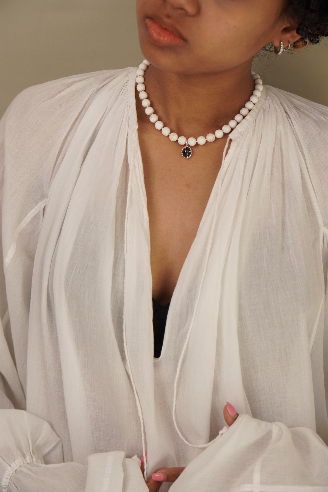 Hesitation "Magnesite" necklace