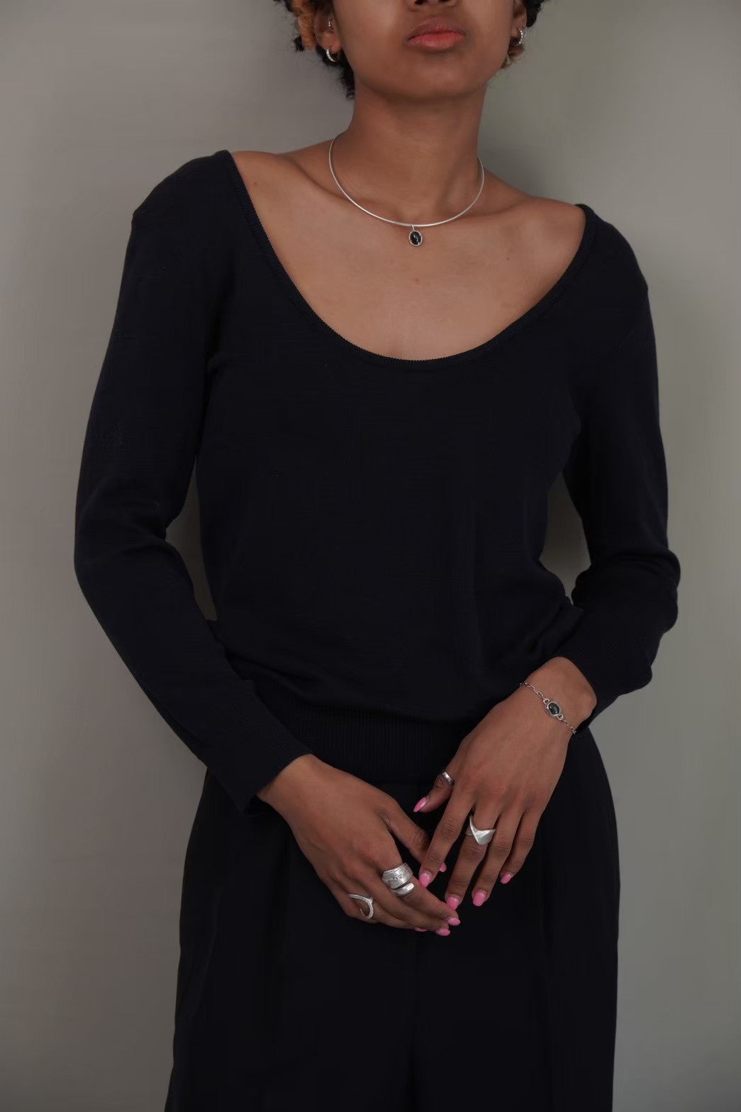 Hesitation Silver choker