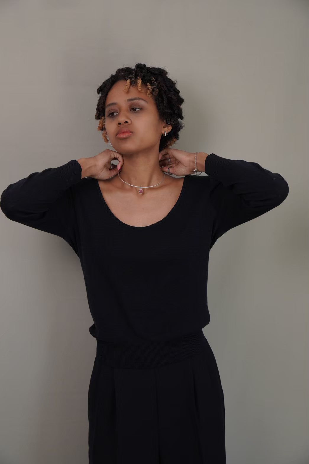 Hesitation Silver choker