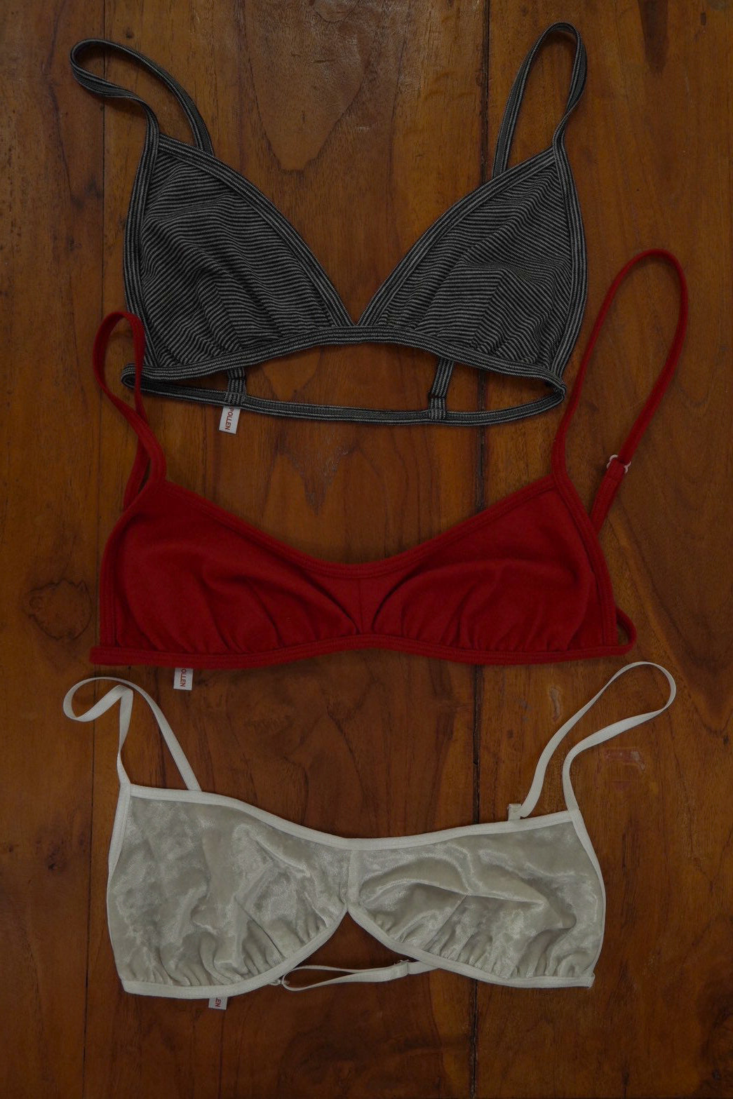 POLLEN EXCLUSIVE Velour Bra (Pearl)