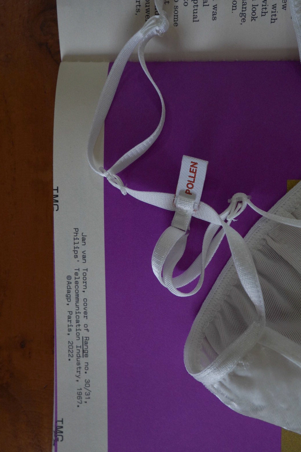 POLLEN EXCLUSIVE Velour Bra (Pearl)
