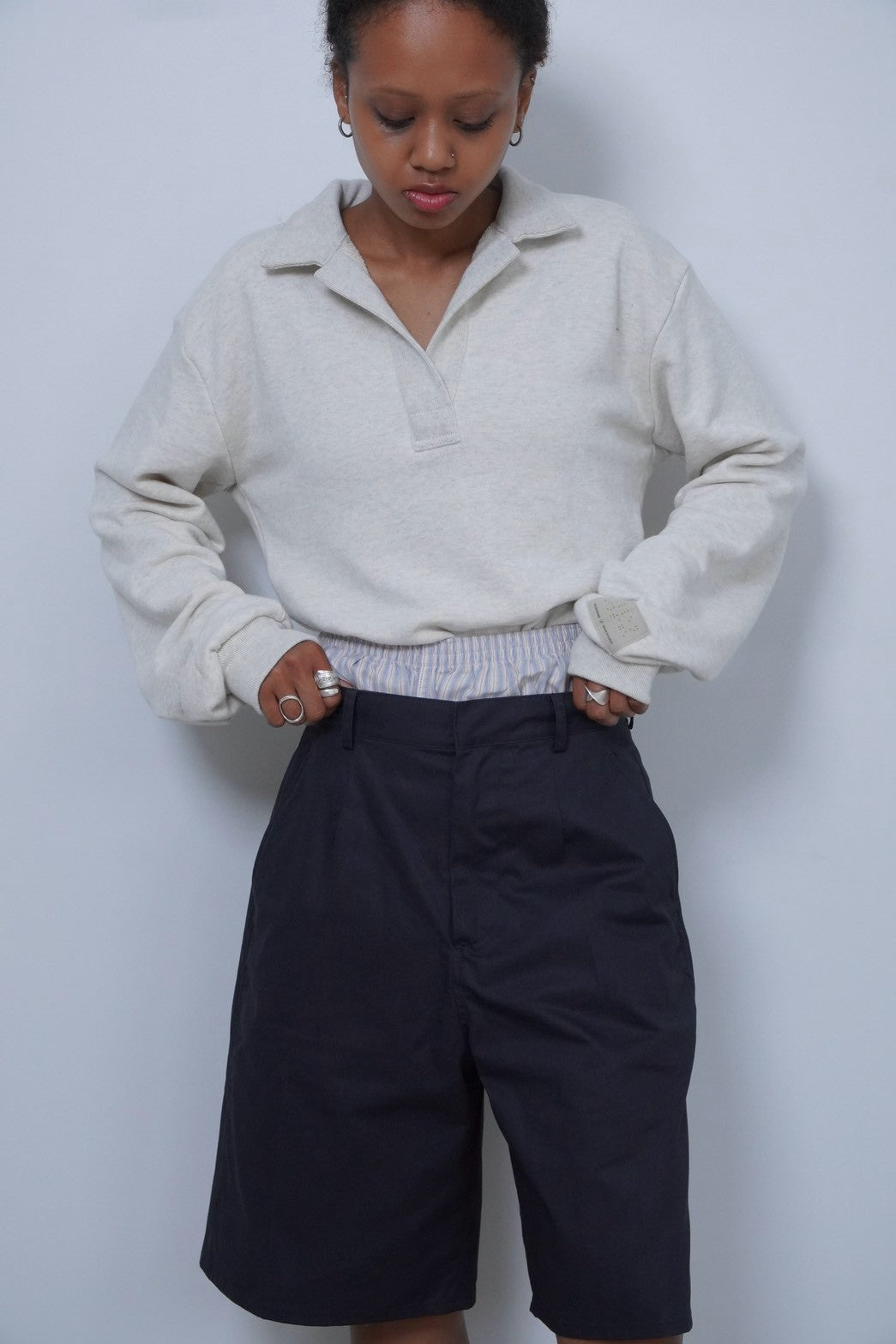 POLLEN VINTAGE SKIPPER POLO TOPS