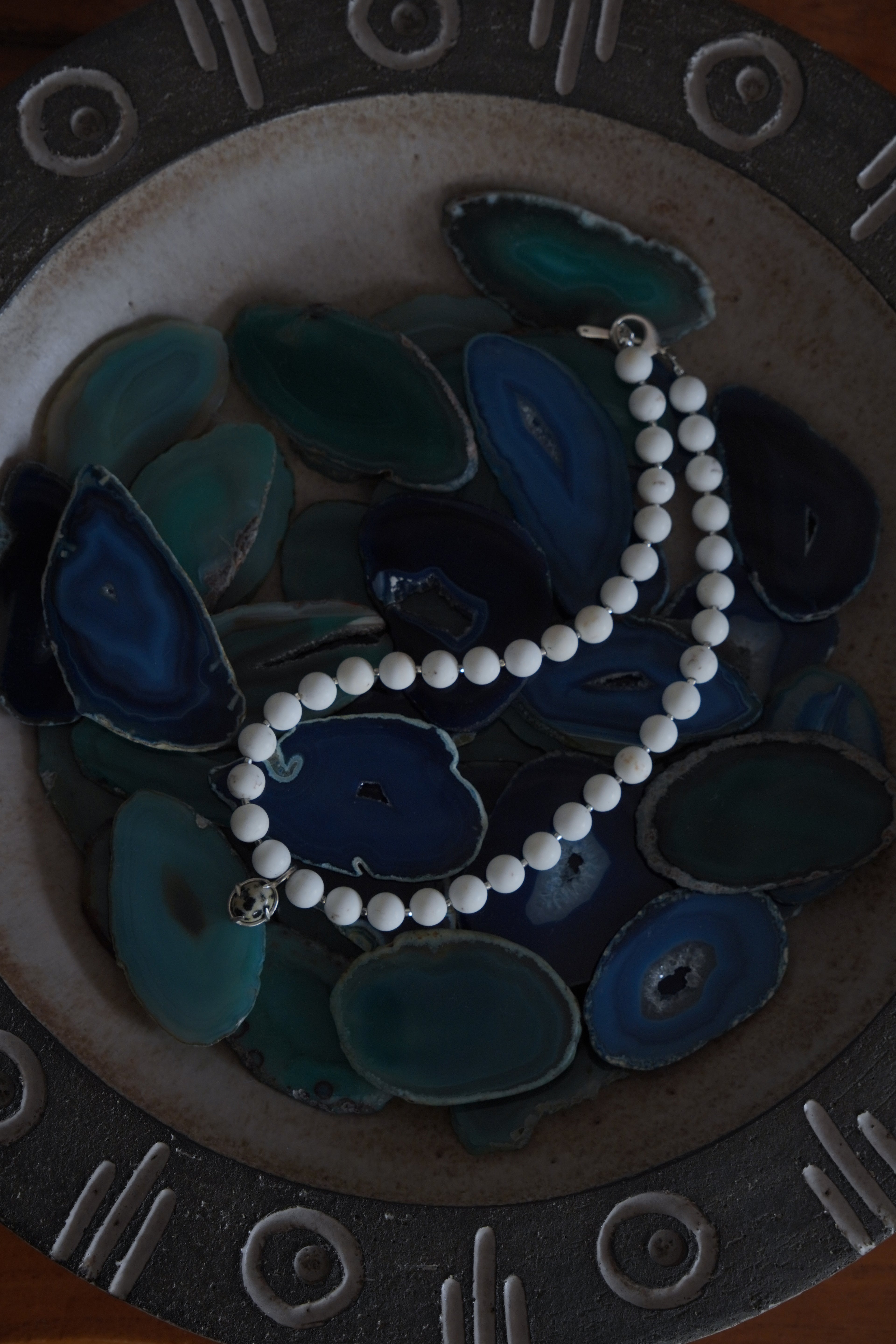 Hesitation "Magnesite" necklace